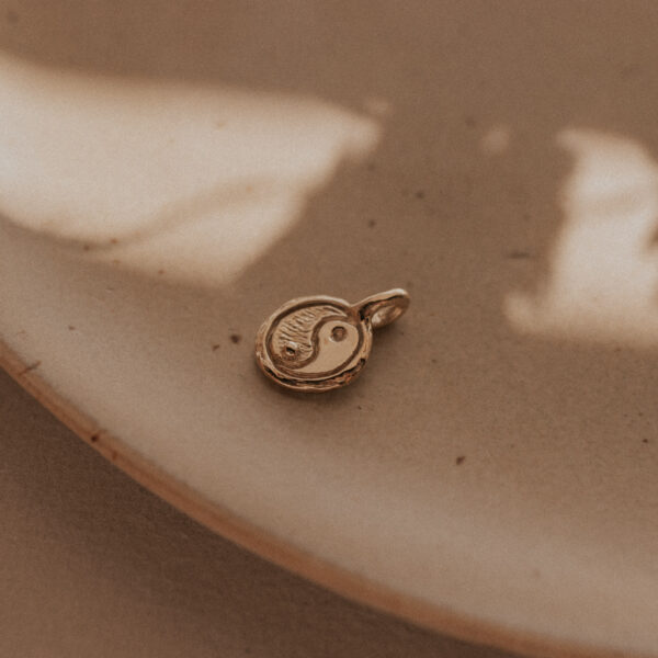 Balance of Nature Charm - 9k, 14k Gold and Silver