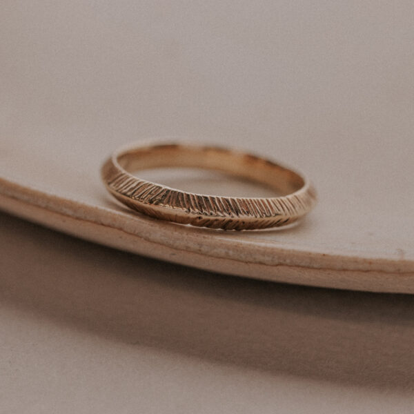 Pyramid Ring - 9k,14k Gold & Silver