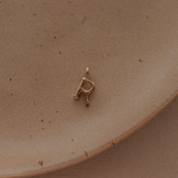 Alphabet Charm - 9k, 14k Gold and Silver