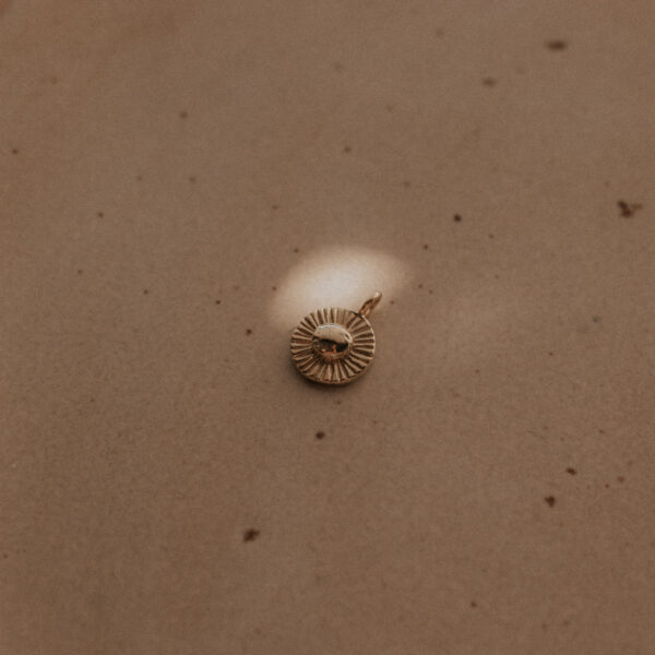 Sunshine Charm small - 9k, 14k Gold and Silver