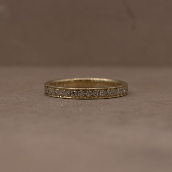 Tiny Diamond Ring - 14k Gold