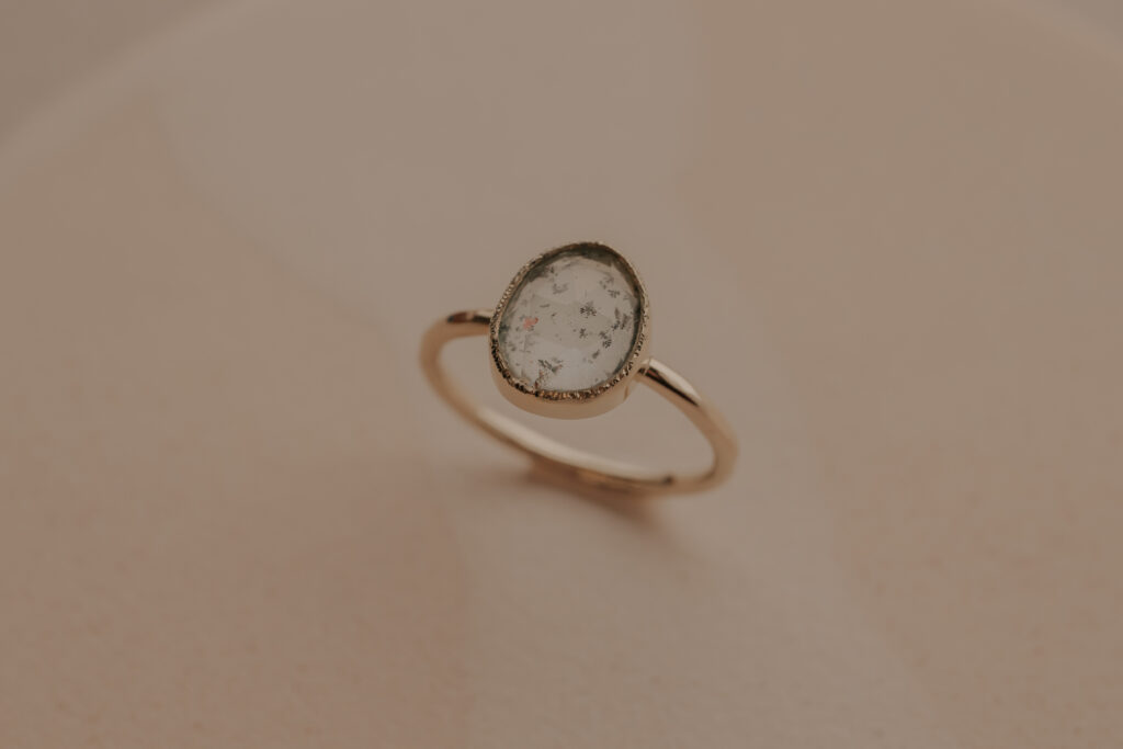 Ring met aquamarijn – 14k Gold