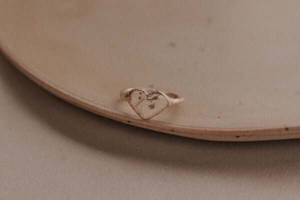 Pinky Promise Ring - 9k, 14k Gold and Silver - Image 2