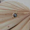 14k gold molten labradorite charm