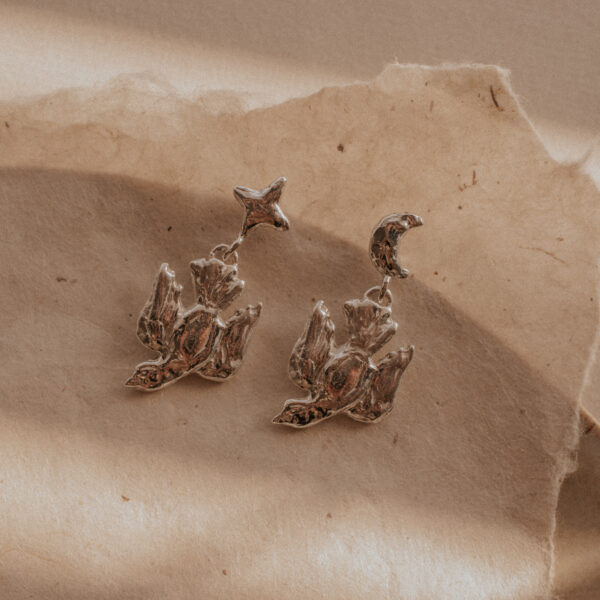 Soaring Earrings - Zilver & Brass (pre-order)