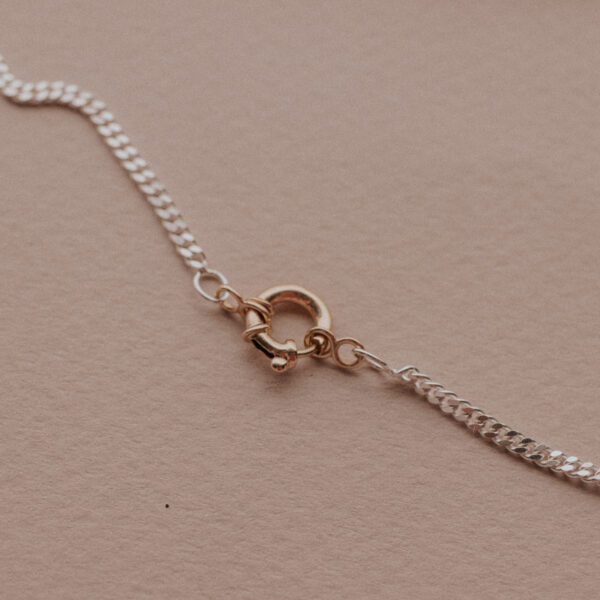 Chuncky gourmet collier met gouden sluiting
