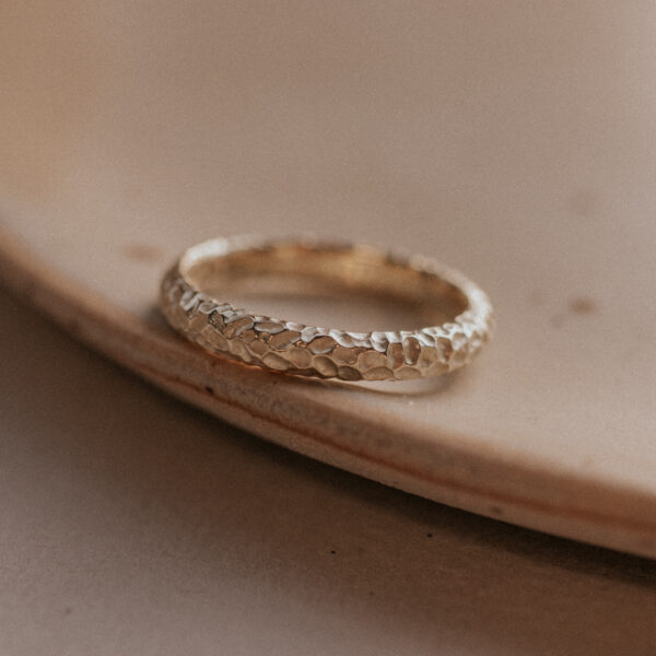 Koraal ring - 9k & 14k goud